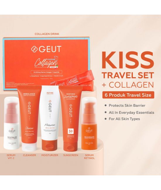 GEUT KISS Travel Set + COLLAGEN Bundle