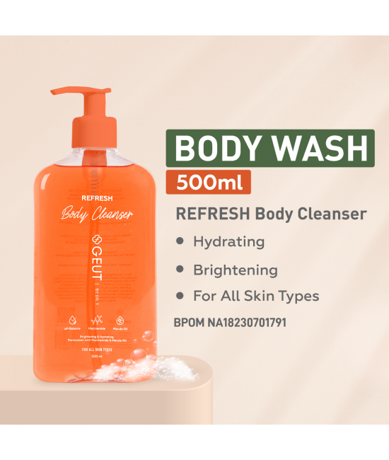 [FLASH SALE 40% NED] GEUT REFRESH Body Cleanser 500ml